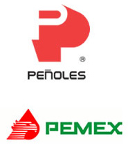 logo de Peñoles y PEMEX